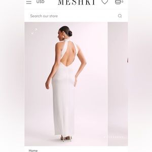 Meshki rehearsal dinner maxi dress